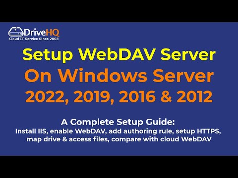 How to Setup WebDAV Server On Windows Server 2022, 2019, 2016,2012. Step-by-step Guide