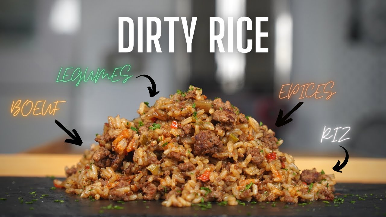 DIRTY RICE with BEEF -- A HEAVY AND COMPLETE MEAL WITHOUT BREAKING