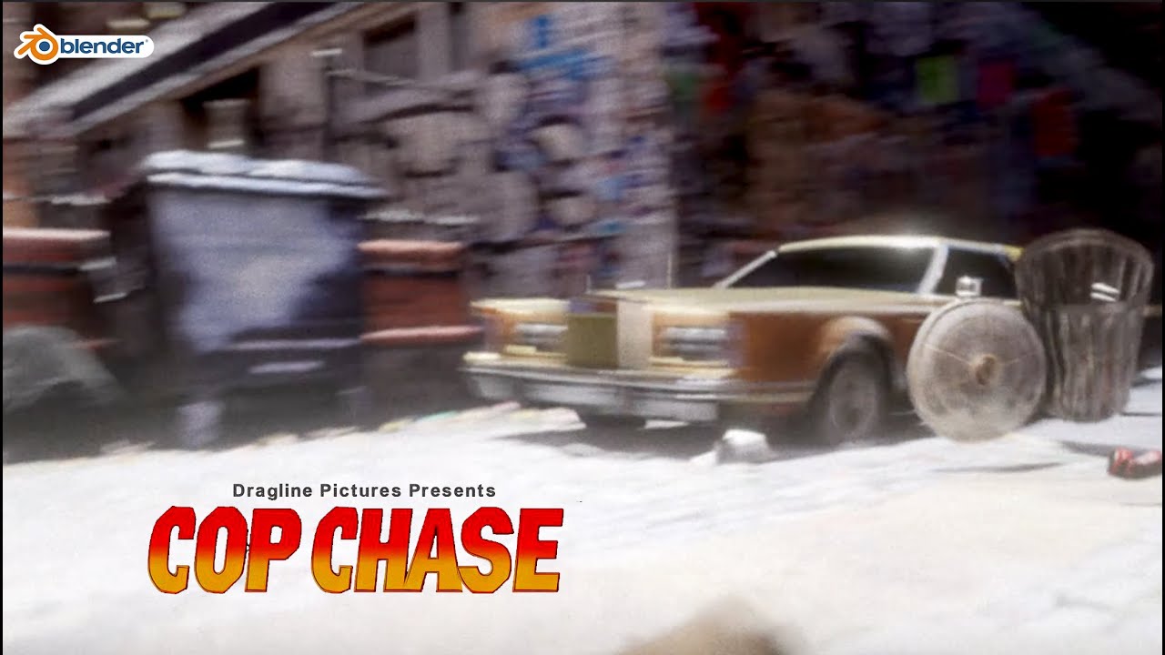 1970s Car Chase Animation in Blender | 4K Cop Pursuit Short Film - YouTube