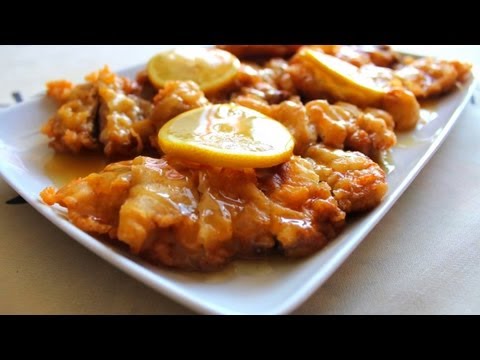 Pollo al limón estilo chino - Recetas de cocina