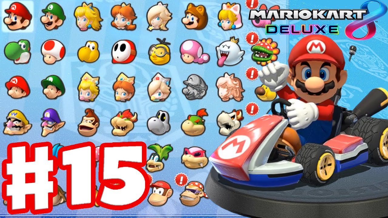 Mario Kart 8 Deluxe Change Portion 15 Grand Prix 150cc – Fruit Cup (Mario)