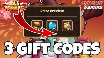 3 New IDLE HEROES CD Keys! | February 2021 Redemption Codes