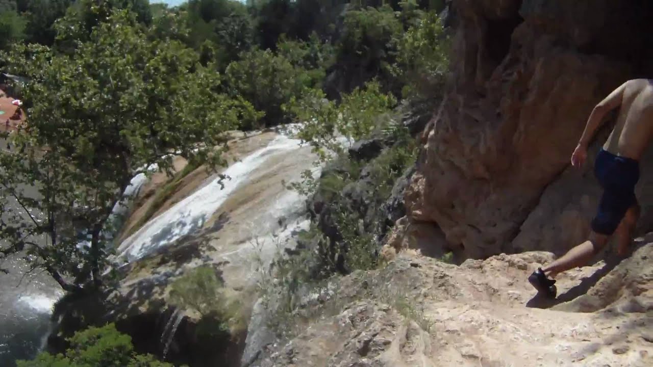 Camping in Turner Falls - YouTube