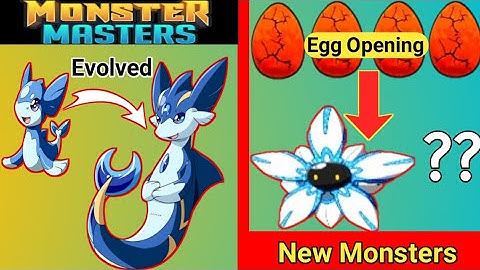 Monster Masters | I Got  Rare Monsters form Eggs | Drala Evolved to Tailuna | Android Gameplay