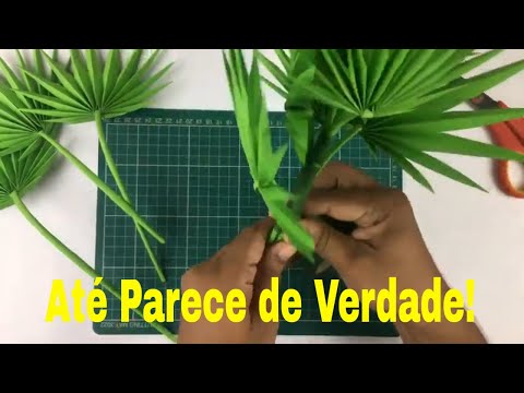 Vídeo: Como Fazer Uma Palmeira De Papel