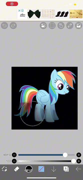 Mlp rainbow dash horror au (tentacle diasese)