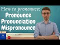 How to pronounce pronunciation words