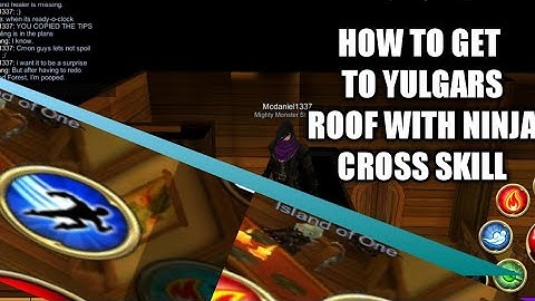 Aq3d | How to get to yulgars roof using ninjas cross skill (GLITCHED PATCHED)