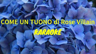 Rose Villain - Come un tuono (KARAOKE)