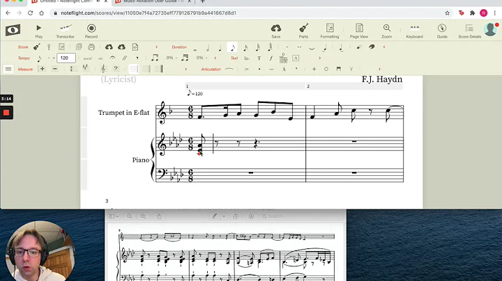 Aprende a ingresar notas musicales en Noteflight