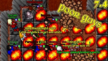 Poor Guys - 129 MS Killed The Entire Banshee Quest Team! (Isara 2005 - RL Tibia 7.4) Bapupa