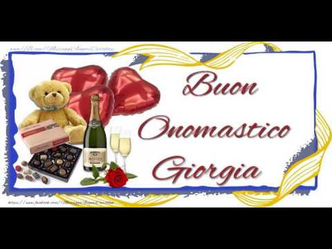 Buon onomastico, Giorgia!