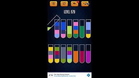 Water Sort Puzzle - Color Liquid Sorting Game Level 679 Solution