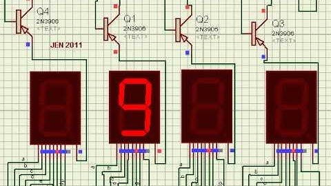 My First 7 Segment Project (Multiplexing Display)