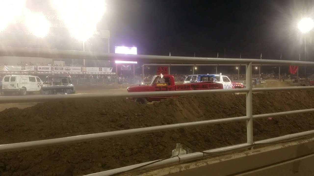 Colorado State Fair demolition derby 2017 trucks YouTube