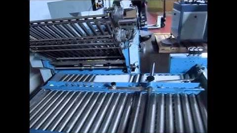 MBO B26 Continuous Feed Folder with 2 Right Angles and Roll away Stacker