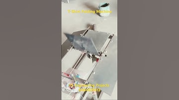 T shirt Folding Machine  for mechanical project