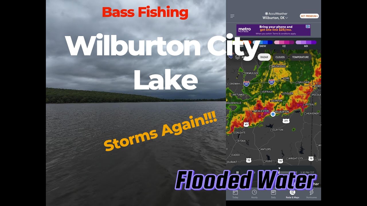 June Bass Fishing Flooded Lake