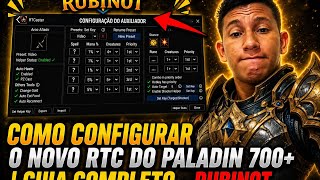 Como Configurar o Novo RTC do paladin 700+ | Guia Completo - Rubinot
