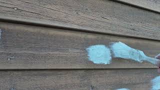Always spot prime over knots in wood siding