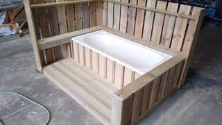 Easy Outdoor Bath