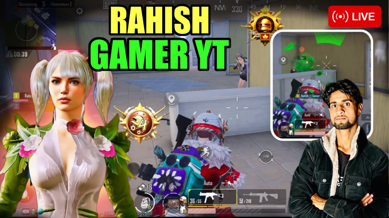 BGMI Live Rush Gameplay | PrimeWood Genesis Update Explore | Rahish Gamer Live  | Rahish Gamer YT