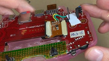 Build Log Freeplay CM3 Vita Analogs 08 - Upgrade Screen Fitting