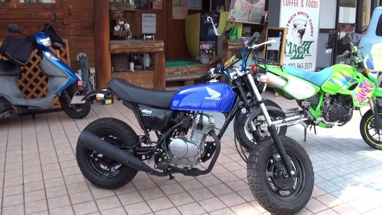 少女ライダー 新車 メチャ渋い カスタムミニ Ape50 Honda ホンダ エイプ Hc07 Youtube