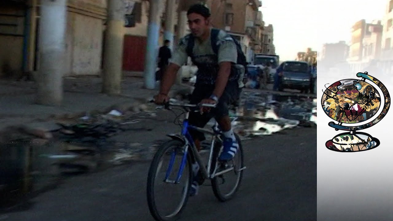 Documentary backdrop image for Dreaming of Sporting Glory in War-Torn Iraq (2023)