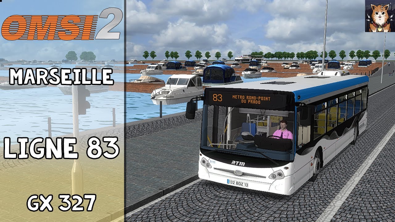 [OMSI 2] | Marseille2018 | Ligne 83 : Canebière Bourse - Métro Rond-Point du Prado | (GX 327) | FR