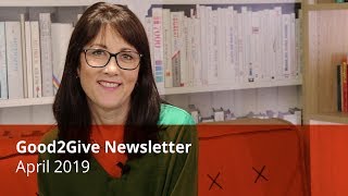 Good2Give Newsletter | April 2019