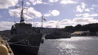 M140211 海上自衛隊佐世保基地 掃海艇『ひらしま・やくしま』帰港