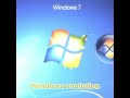 Windows evolution#windows #conputer #intel #amd #cpu #gpu #pcupdates #pcgaming #pc #pcgamer #all