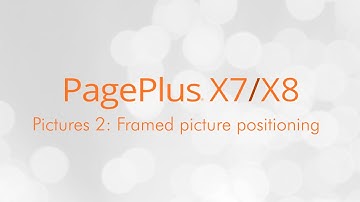 Serif PagePlus X7 & X8 Tutorial - Picture Frames (2 of 3)