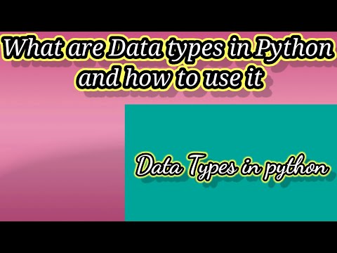 DataTypes In Python In Telugu||What Are  DataTypes in Python||Examples Realted To Int,String,Tuple