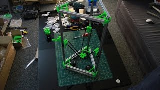 Kossel Mini 3D printer build and first print