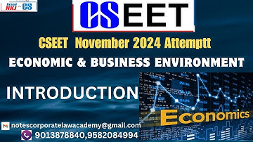 Economic & Business Environment |CSEET | Ch-1 Basics of demand forms/SAPNA MA