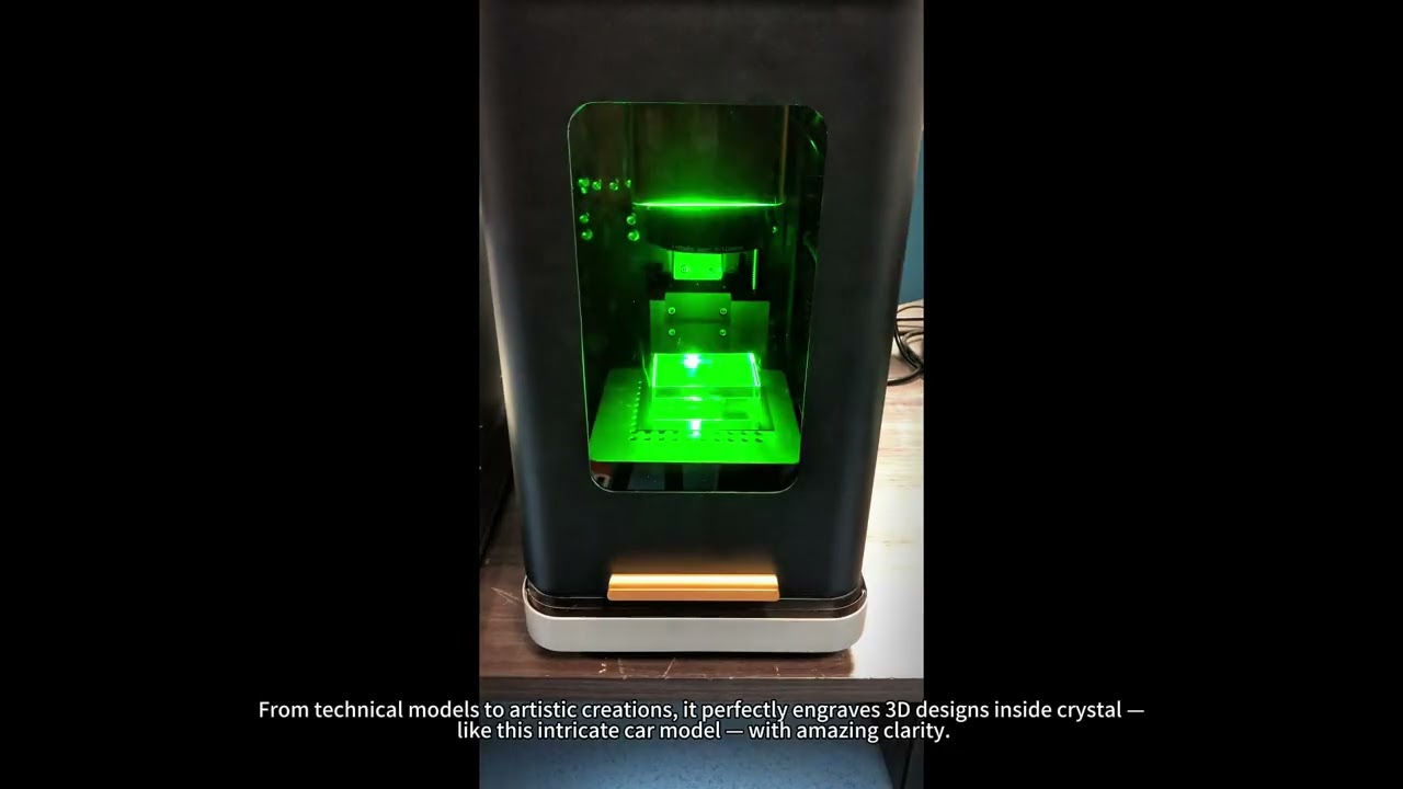 3D Subsurface Laser Engraving Machine (Green Laser) For Crystal&Glass