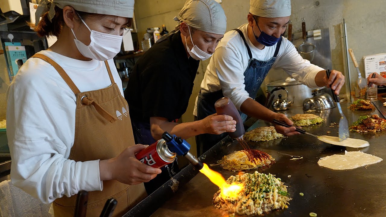 Hiroshima]Excellent Okonomiyaki&Teppanyaki restaurant made by a