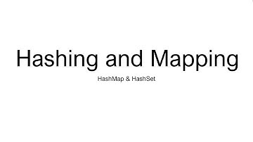 HashMap and HashSet in Java - 01 - Introduction