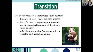 July 2020 Transition Services and The IEP: Building The Dream