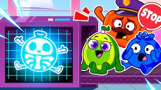 XRay In The Airport Song ✈|| Safety Rules Cartoons For Kids by VocaVoca Karaoke