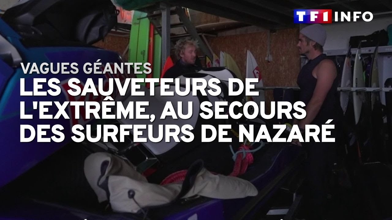 Vagues géantes découvrez les sauveteurs de l'extrême en jetski, au secours des surfeurs de