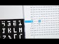 *💾 OS development, Typography: Made a "basic mono spaced font" to fit/support low res displays also