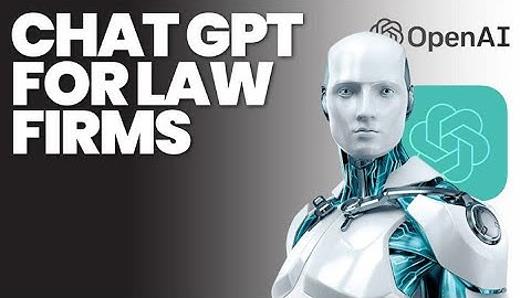 Chat GPT For Law Firms