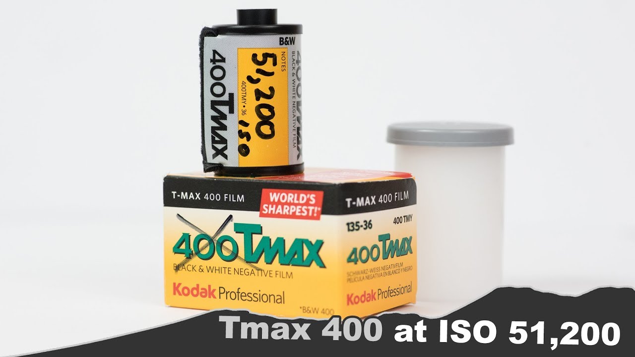 Kodak Tmax 400 доведен до ISO 51 200 (7 ступеней)