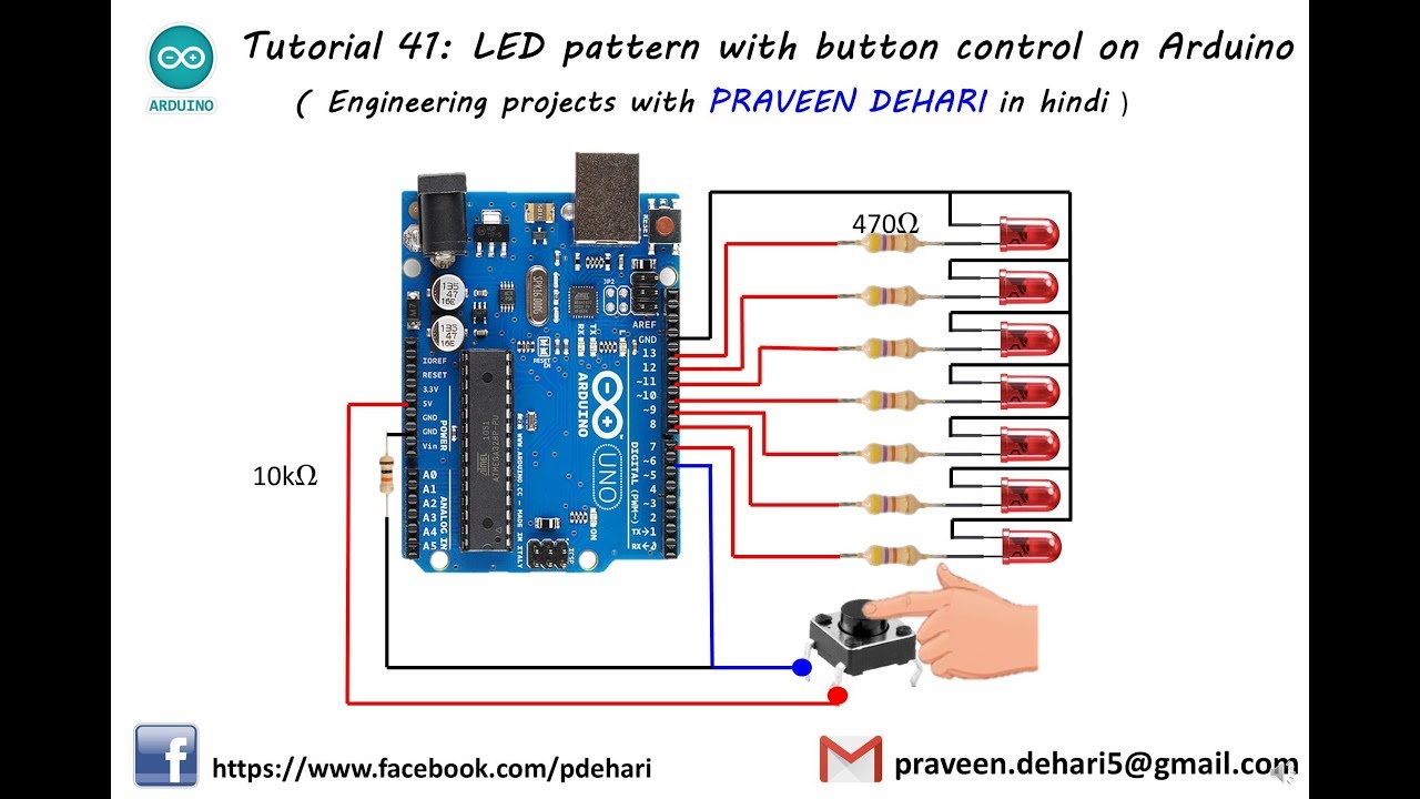 Lesson 18 Control an LED with a Button