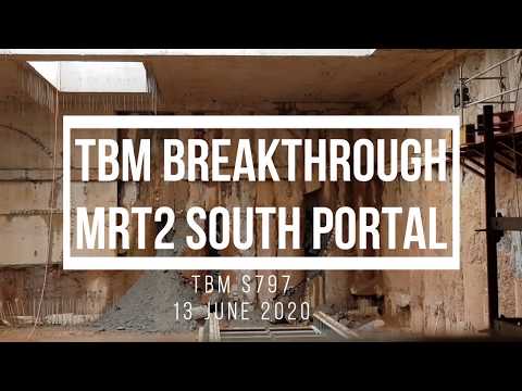 TBM Breakthrough MRT2 South Portal S797