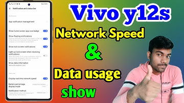 How To Show Daily Data Usage Vivo Y12s | Vivo Y12s Show Daily Data Usage
