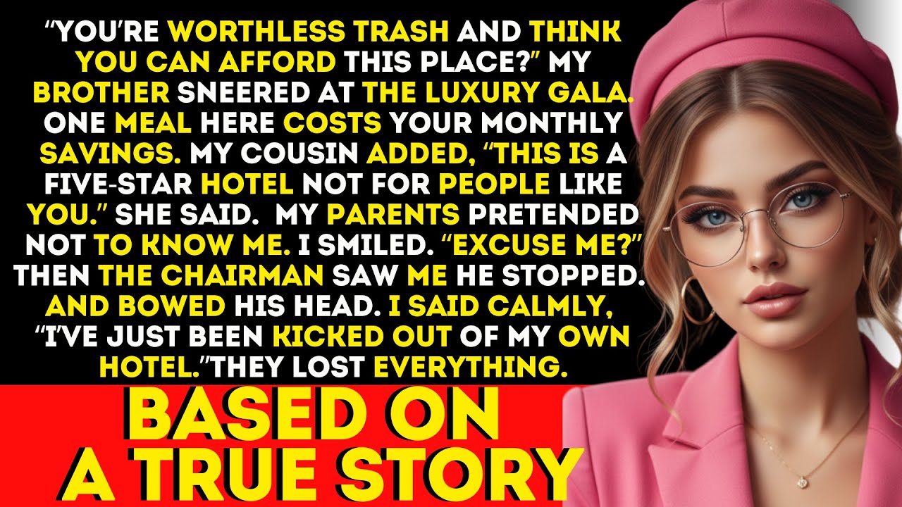 My brother laughed at me in front of two hundred guests at a five-star gala. “You actually believe someone who picks garbage for a living belongs in a place like this?” My cousin smiled tight. “It...